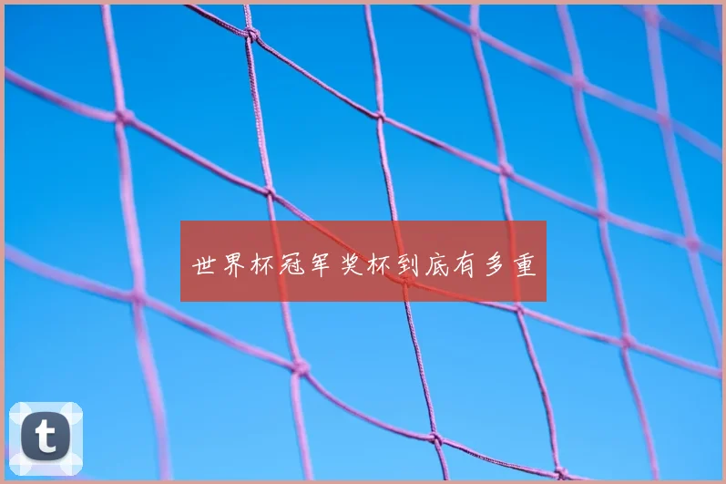 世界杯冠军奖杯到底有多重